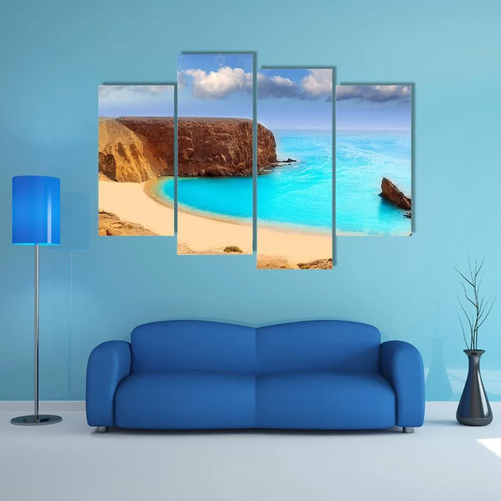 Lanzarote El Papagayo Canvas Wall Art