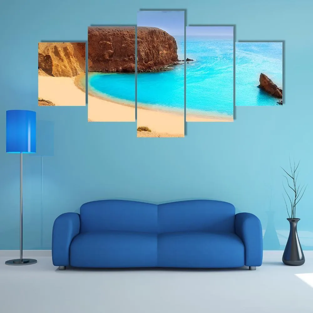 Lanzarote El Papagayo Canvas Wall Art