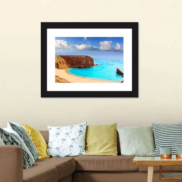 Lanzarote El Papagayo Canvas Wall Art