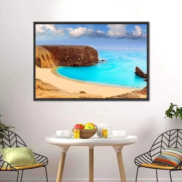 Lanzarote El Papagayo Canvas Wall Art