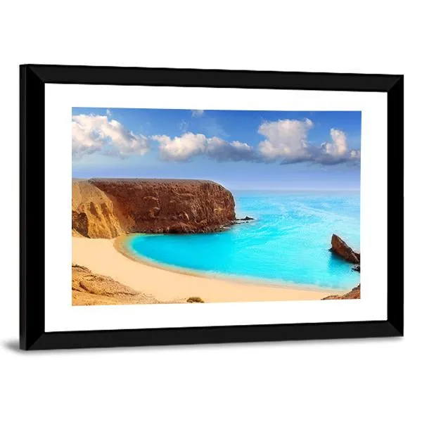 Lanzarote El Papagayo Canvas Wall Art