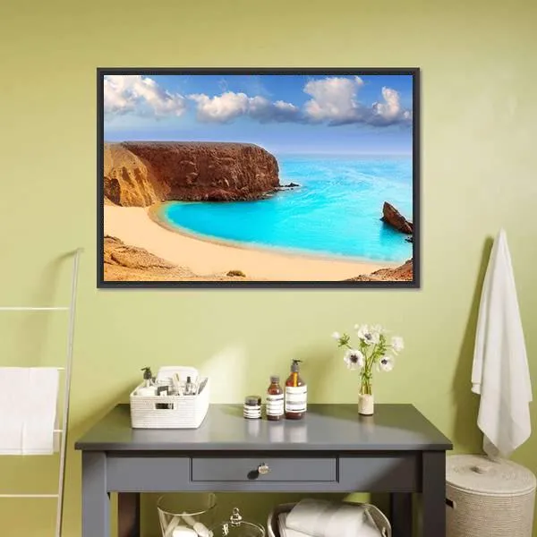 Lanzarote El Papagayo Canvas Wall Art