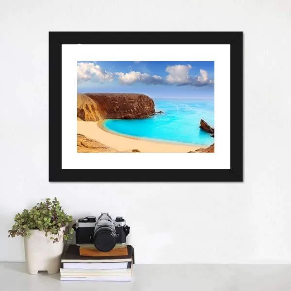 Lanzarote El Papagayo Canvas Wall Art