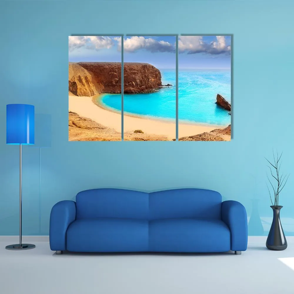 Lanzarote El Papagayo Canvas Wall Art