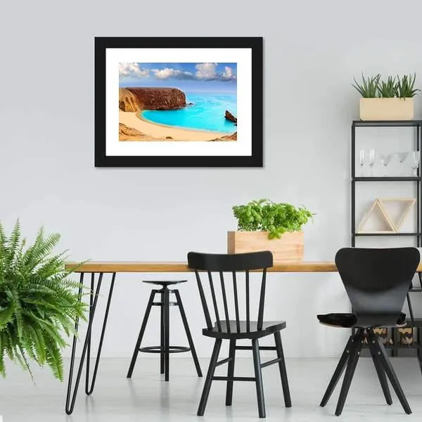 Lanzarote El Papagayo Canvas Wall Art