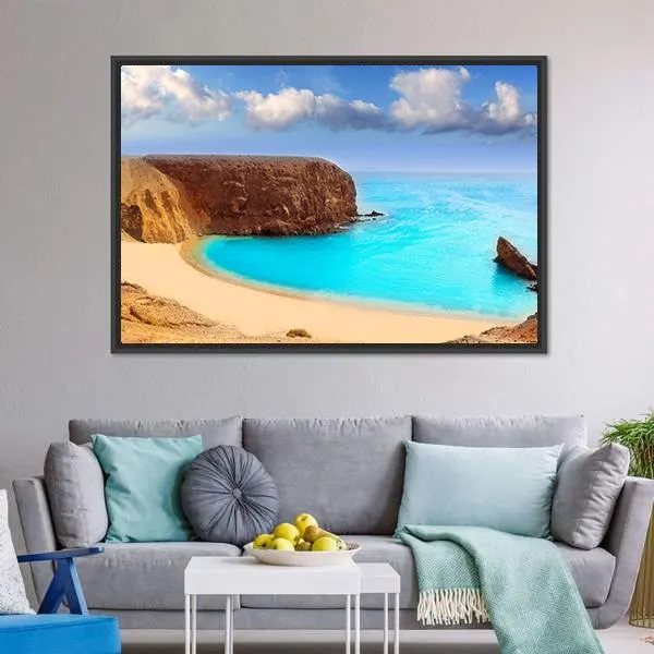 Lanzarote El Papagayo Canvas Wall Art