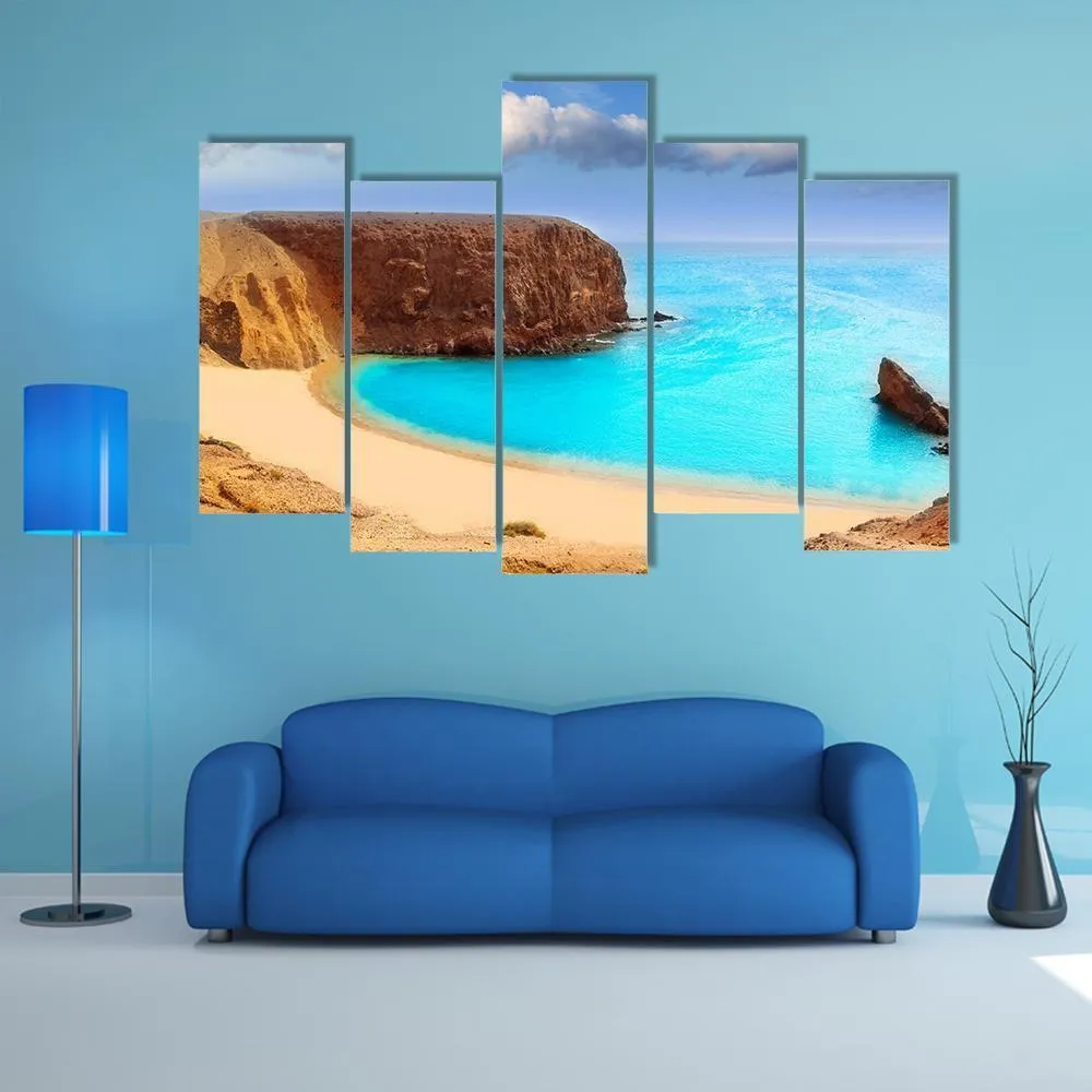 Lanzarote El Papagayo Canvas Wall Art