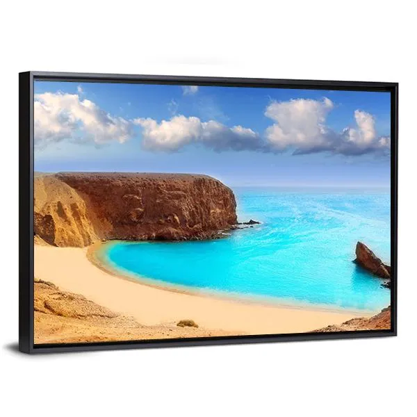 Lanzarote El Papagayo Canvas Wall Art