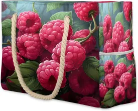 Large Tote Beach Bags for Women with Zipper Waterproof Sandproof Swim Pool Grocery Gym Travel Bag