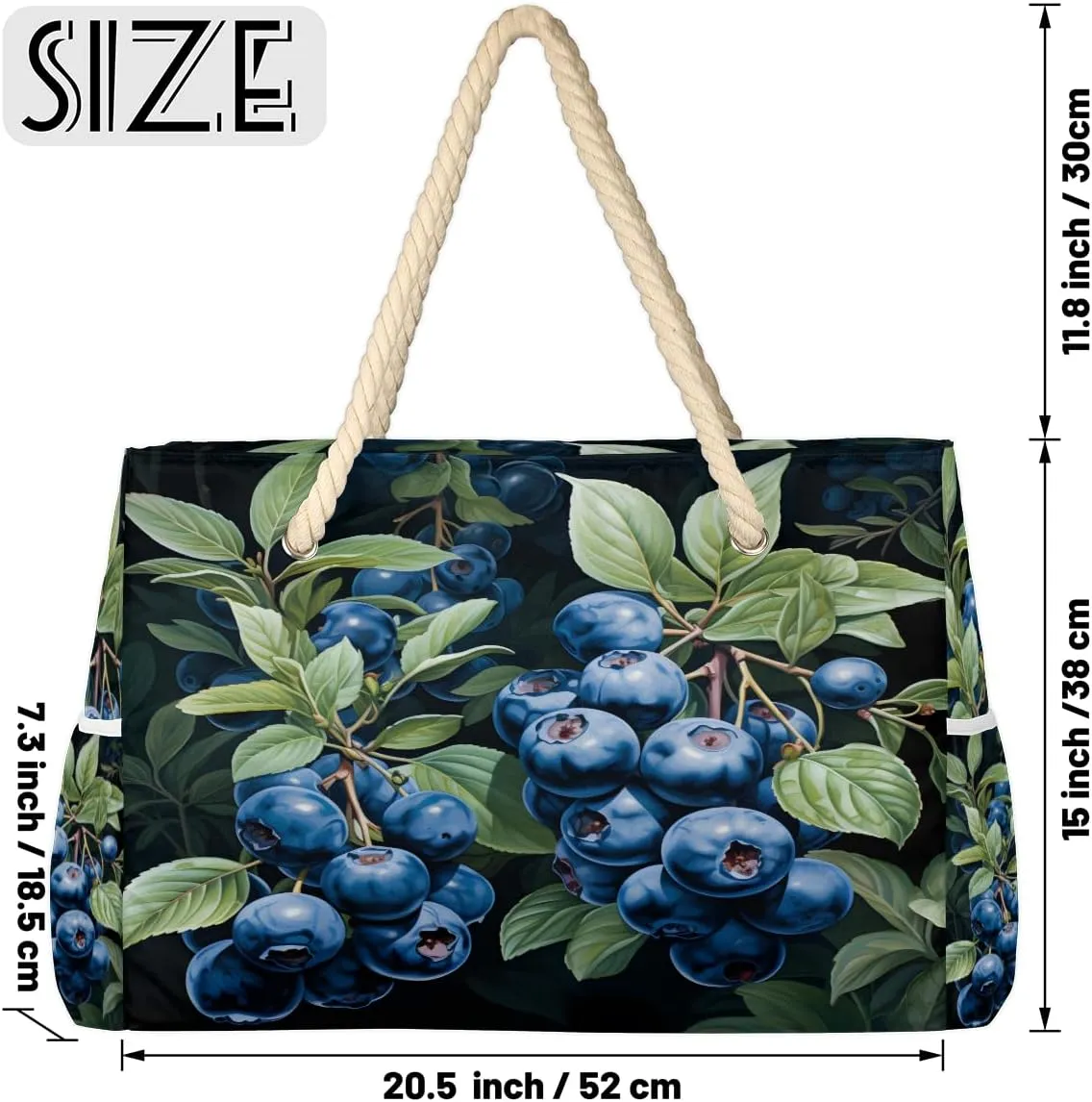 Large Tote Beach Bags for Women with Zipper Waterproof Sandproof Swim Pool Grocery Gym Travel Bag