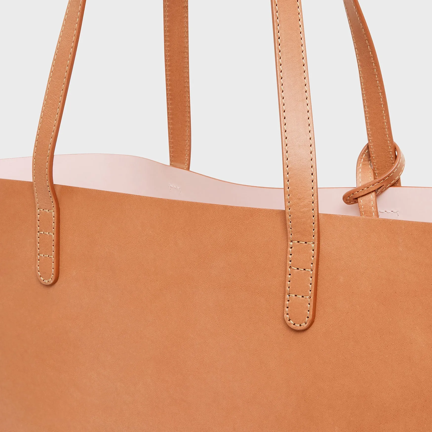 Large Tote - Cammello/Rosa