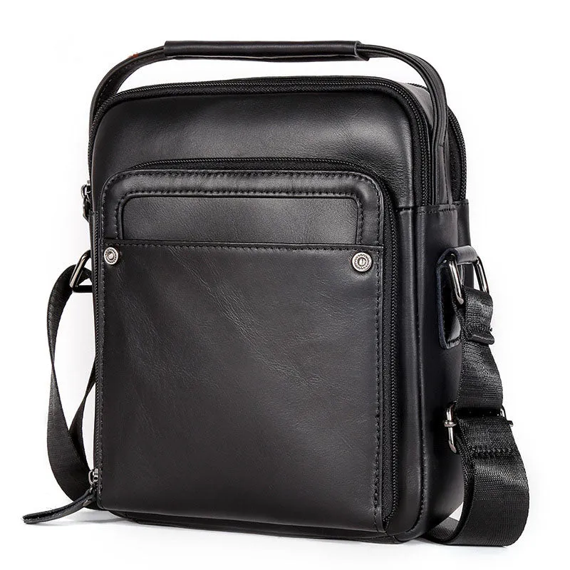 Leather Shoulder bag, men's bag leather Business Briefcase Laptop Bag,Gift for him/her 2632