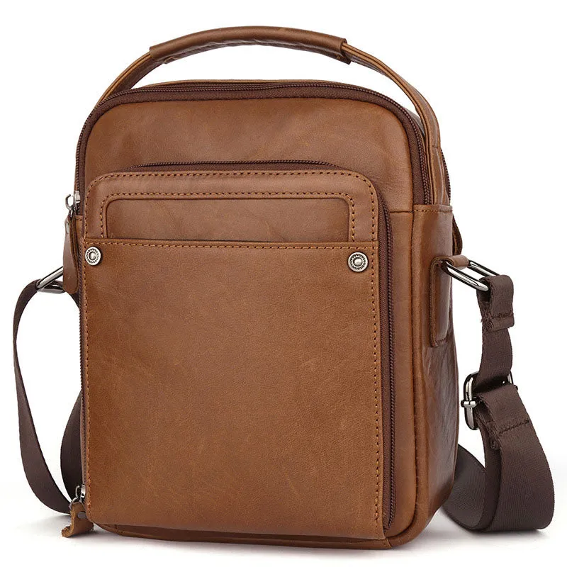 Leather Shoulder bag, men's bag leather Business Briefcase Laptop Bag,Gift for him/her 2632