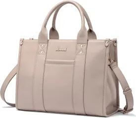 LOVEVOOK Purse for Women Leather Tote Bag Purse and Handbags, Satchel Shoulder Crossbody Top Handle Bags with Zipper
