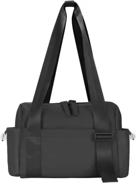 Medium Gym Bag For Women, Mini Gym Bag, Gym Tote Bag, Waterproof Travel Duffel Bag With Wet Compartment, Cute Sports Bag Suitable For Traveling On Weekends (Black)