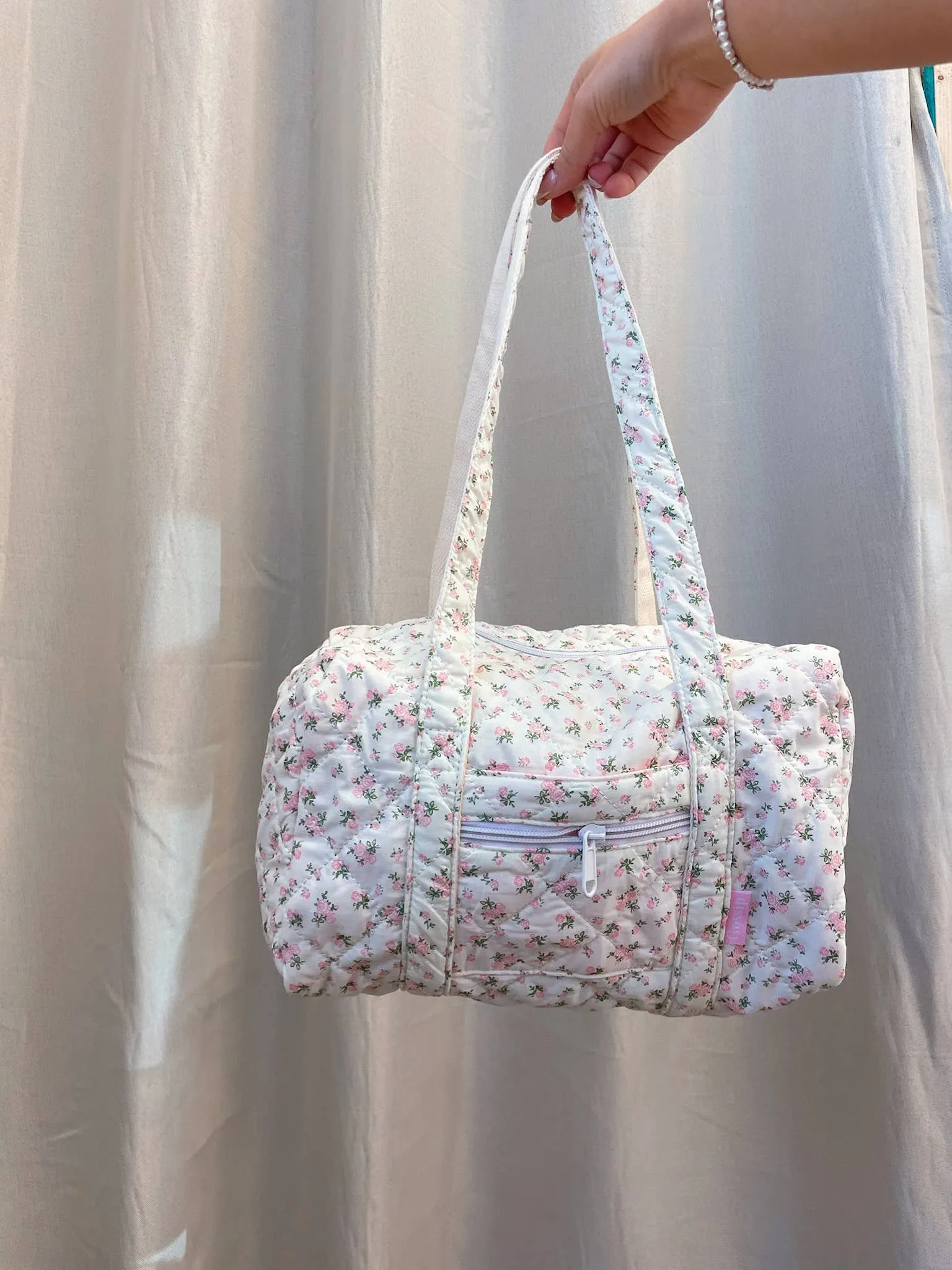 Mini Floral Duffel Bag/Purse