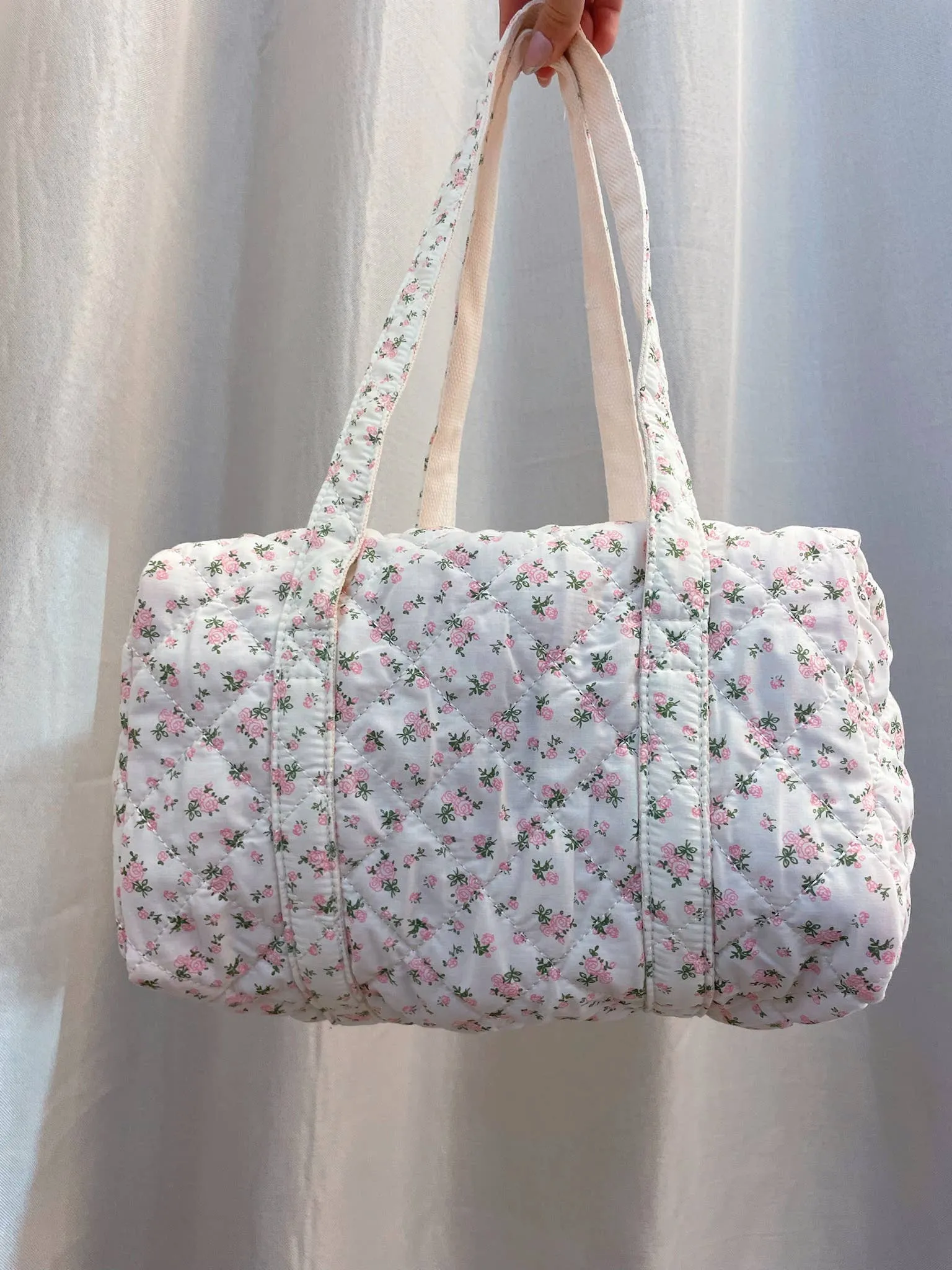 Mini Floral Duffel Bag/Purse