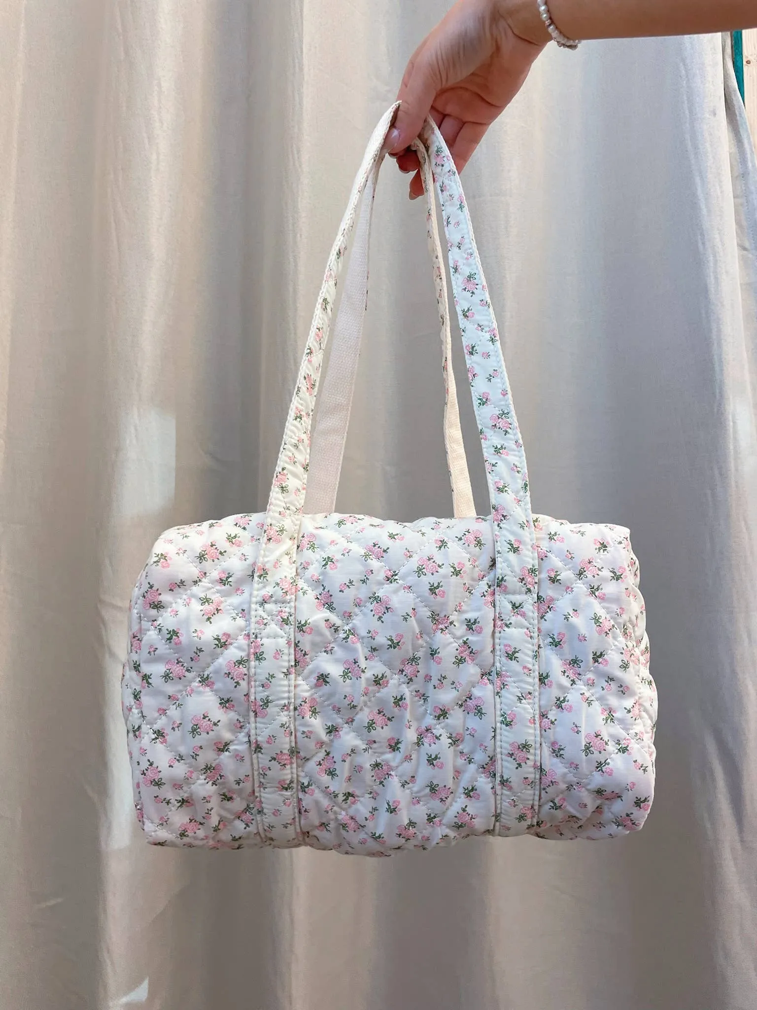 Mini Floral Duffel Bag/Purse