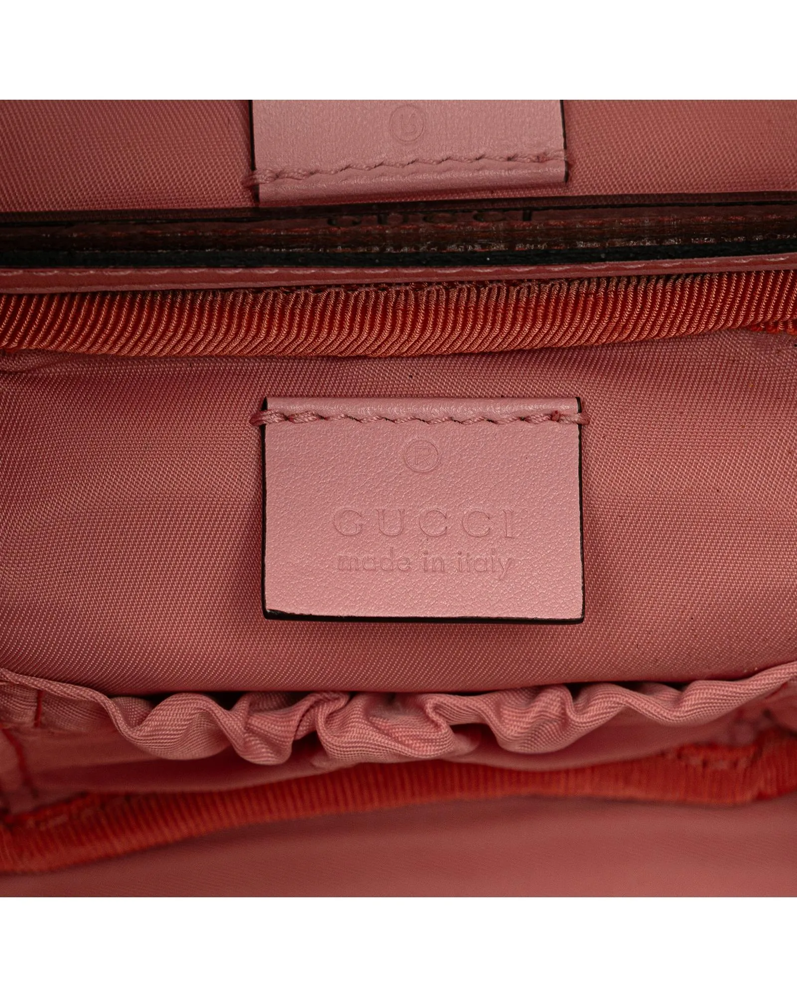 Mini Round Quilted Leather Vanity Bag with Top Handle