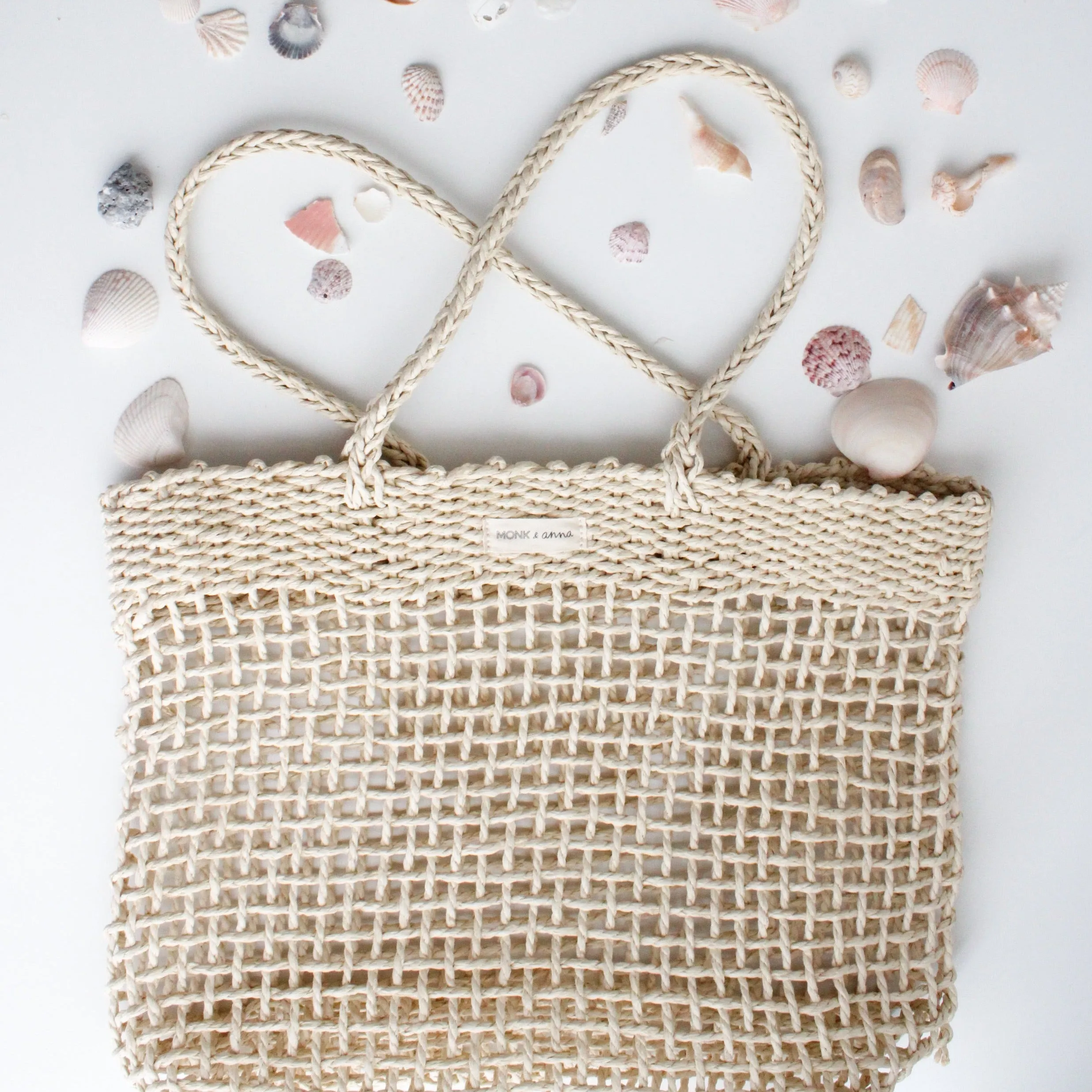 Monk   Anna Akeru Woven Straw Bag