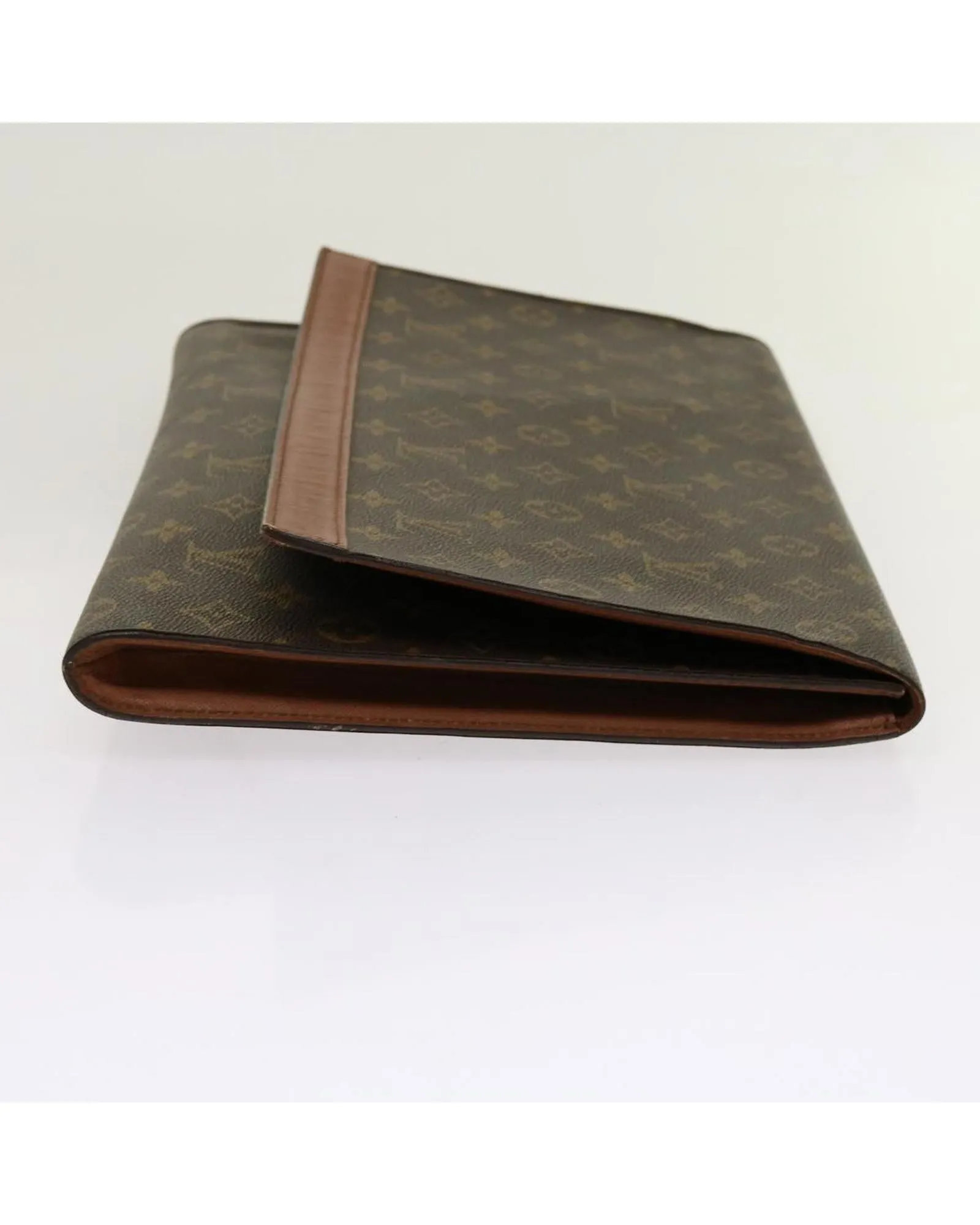 Monogram Canvas Envelope Clutch Bag