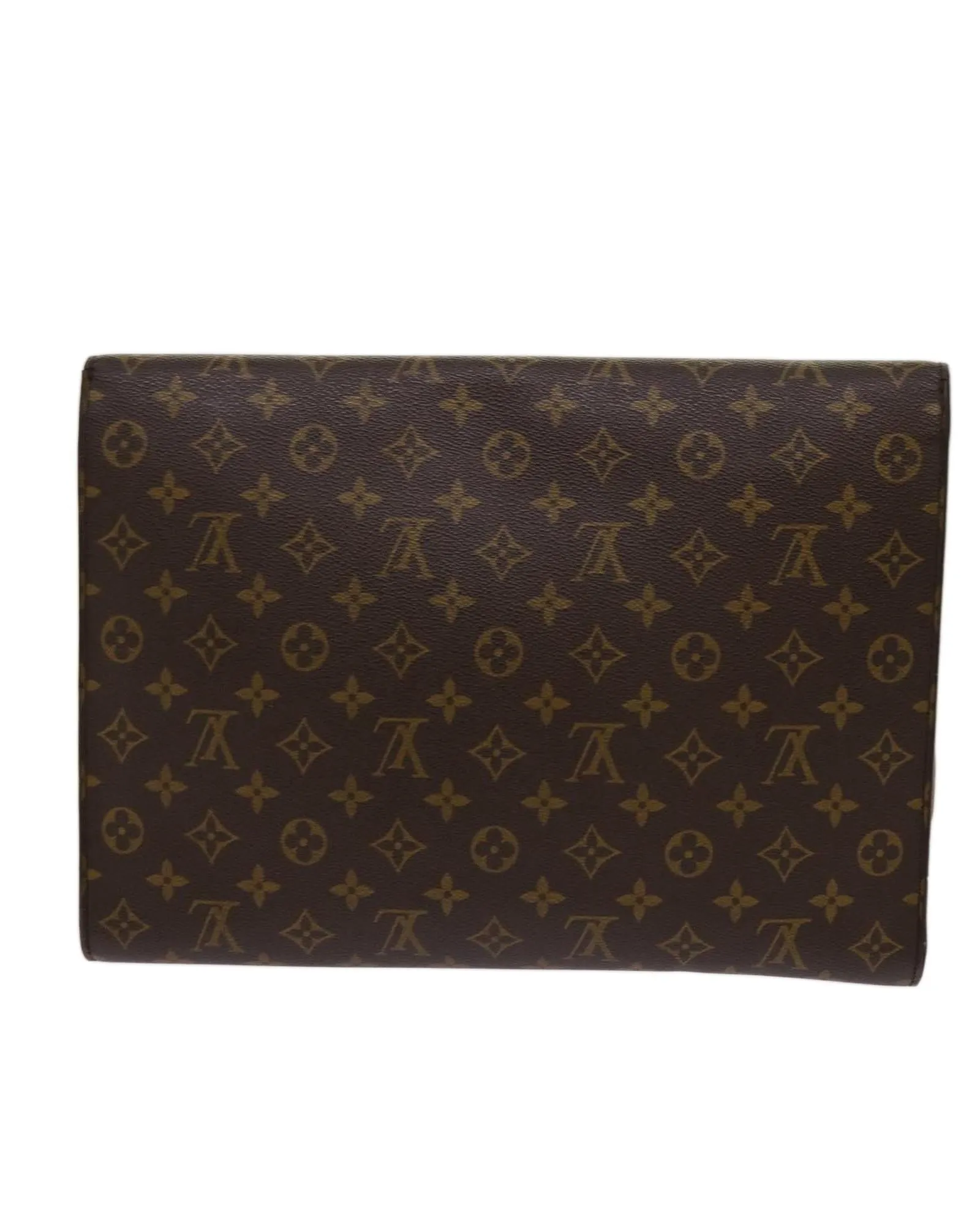 Monogram Canvas Envelope Clutch Bag