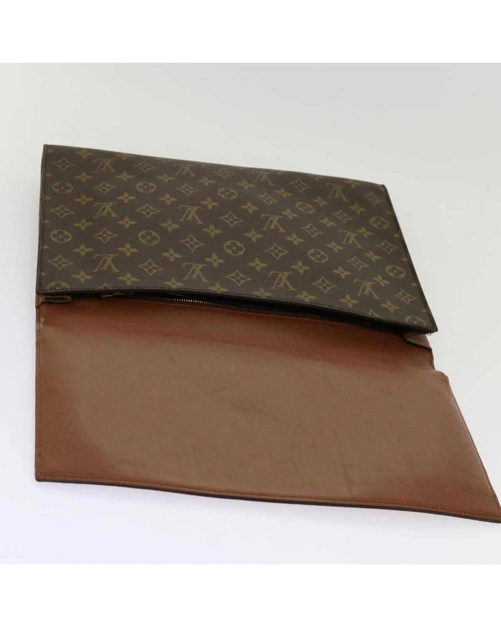 Monogram Canvas Envelope Clutch Bag