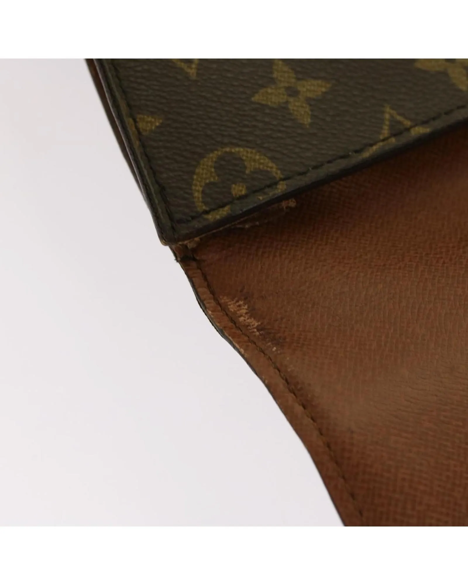 Monogram Canvas Envelope Clutch Bag