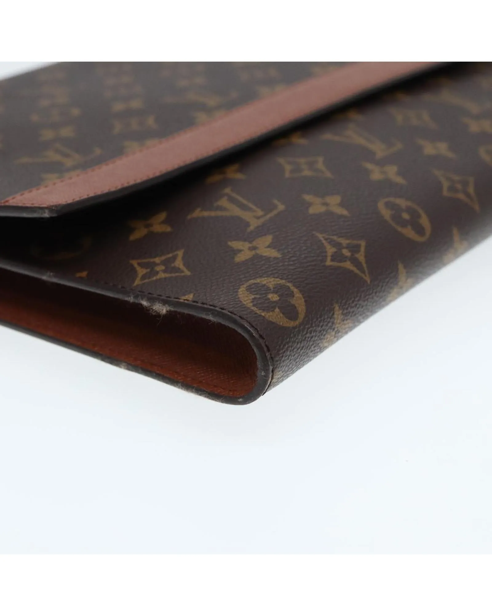 Monogram Canvas Porte Envelope Clutch Bag