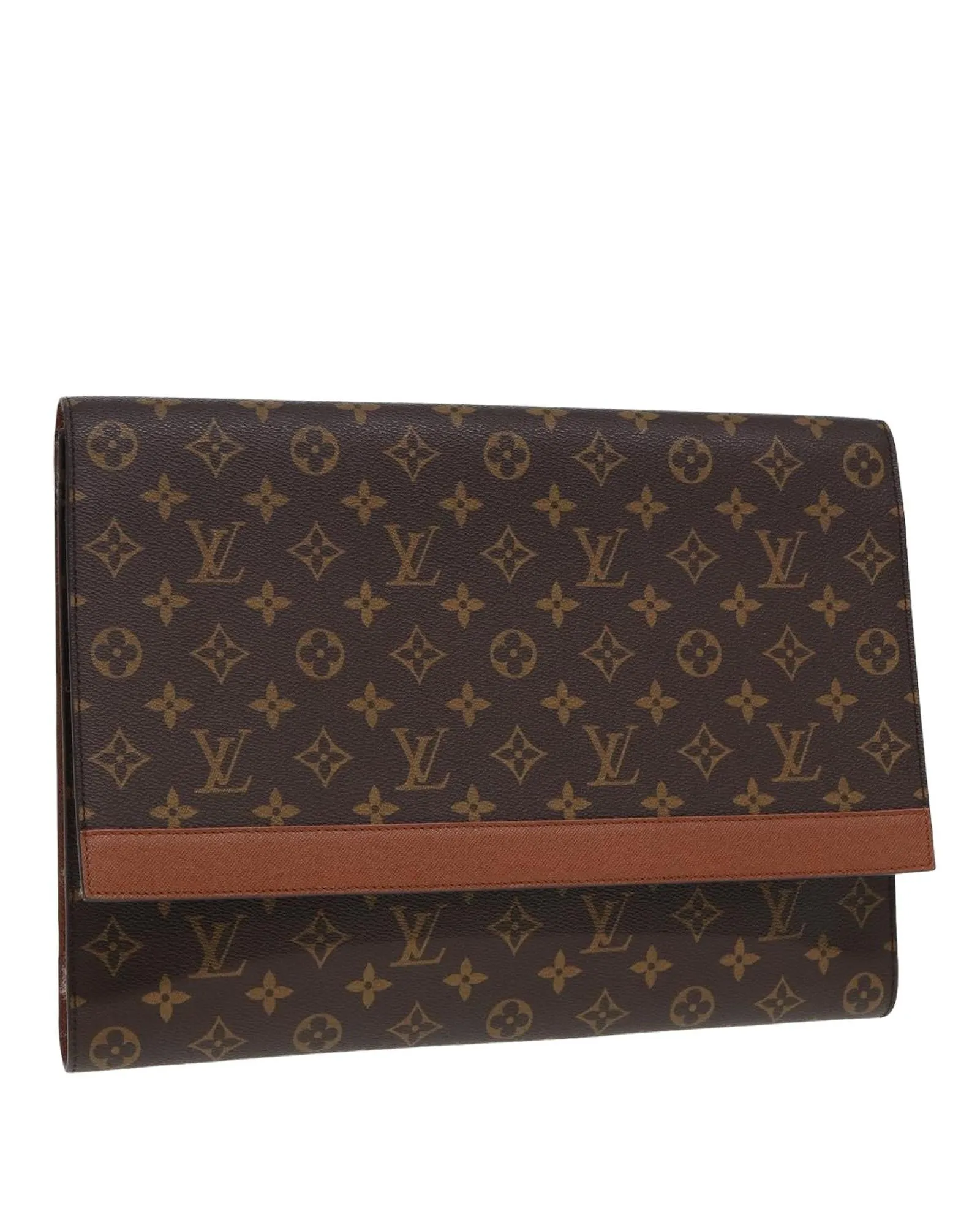 Monogram Canvas Porte Envelope Clutch Bag