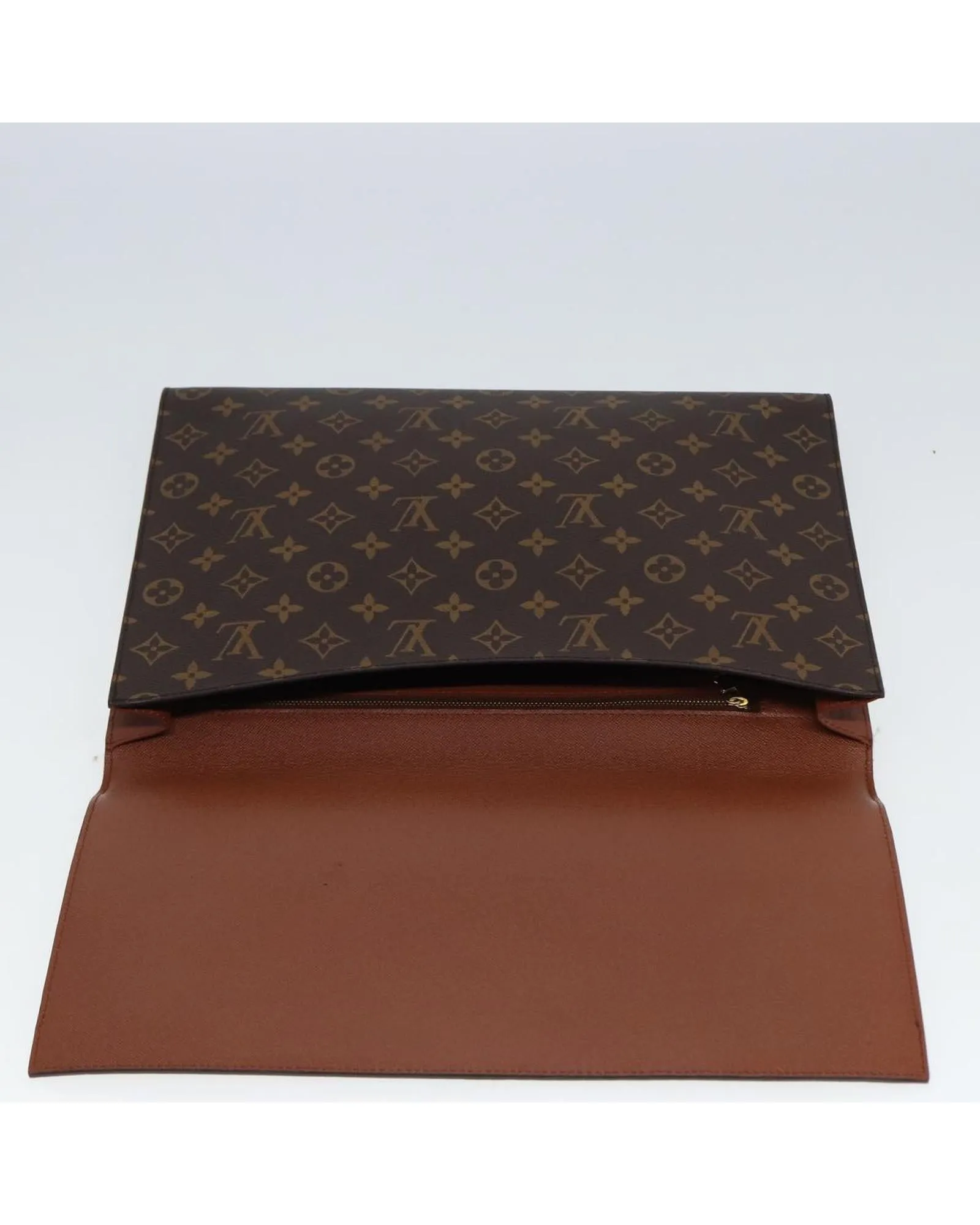 Monogram Canvas Porte Envelope Clutch Bag