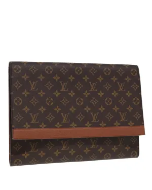 Monogram Canvas Porte Envelope Clutch Bag