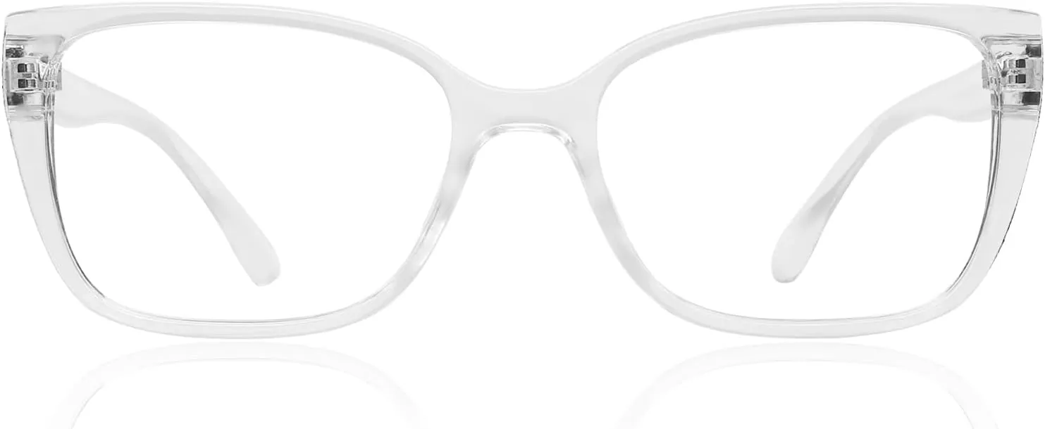 OCCI CHIARI Reading Glasses For Women Wide Square Reader 1.0 1.5 2.0 2.5 3.0 3.5 4.0 5.0 6.0 1.25 1.75 2.25 2.75