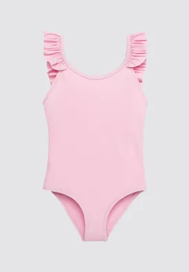 One Piece Swimsuit for Girls | Pale Pink