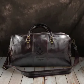 Past Master Blue Lodge Travel Bag - Genuine Leather