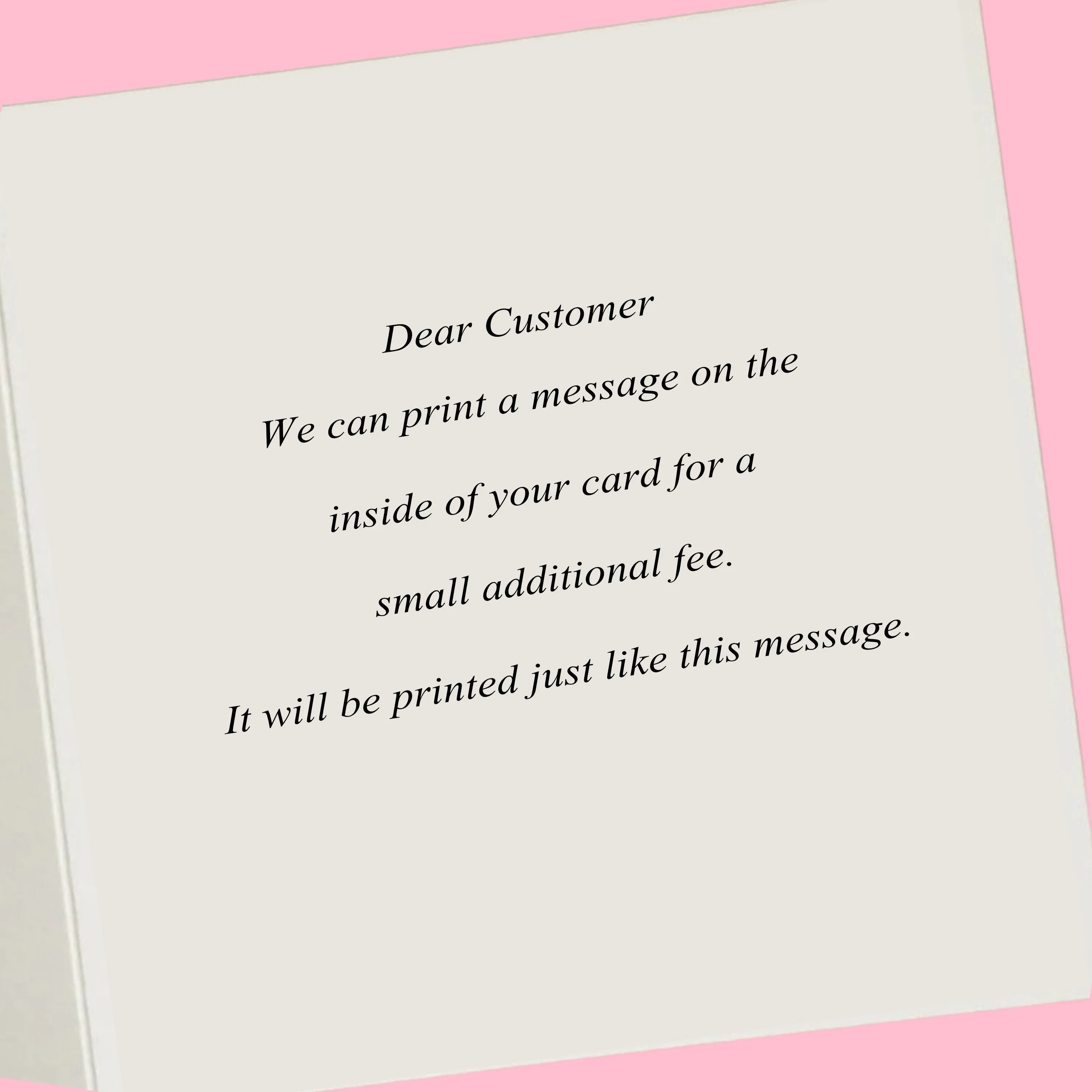 Personalised Birthday Card Pink Heart