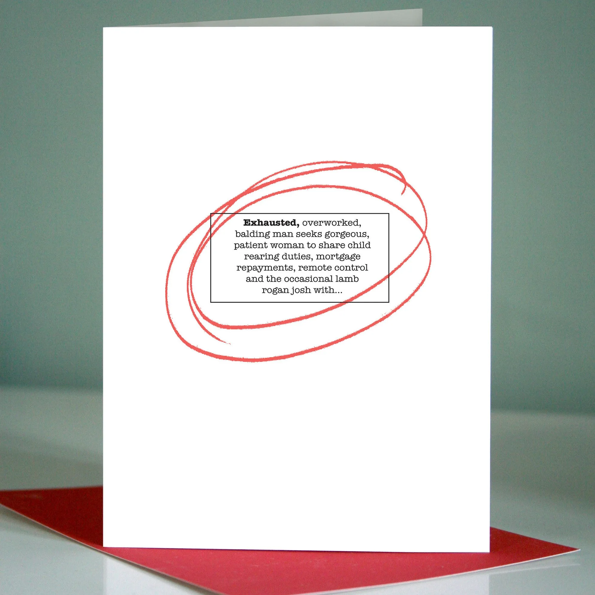 Personalised Lonely Hearts Card