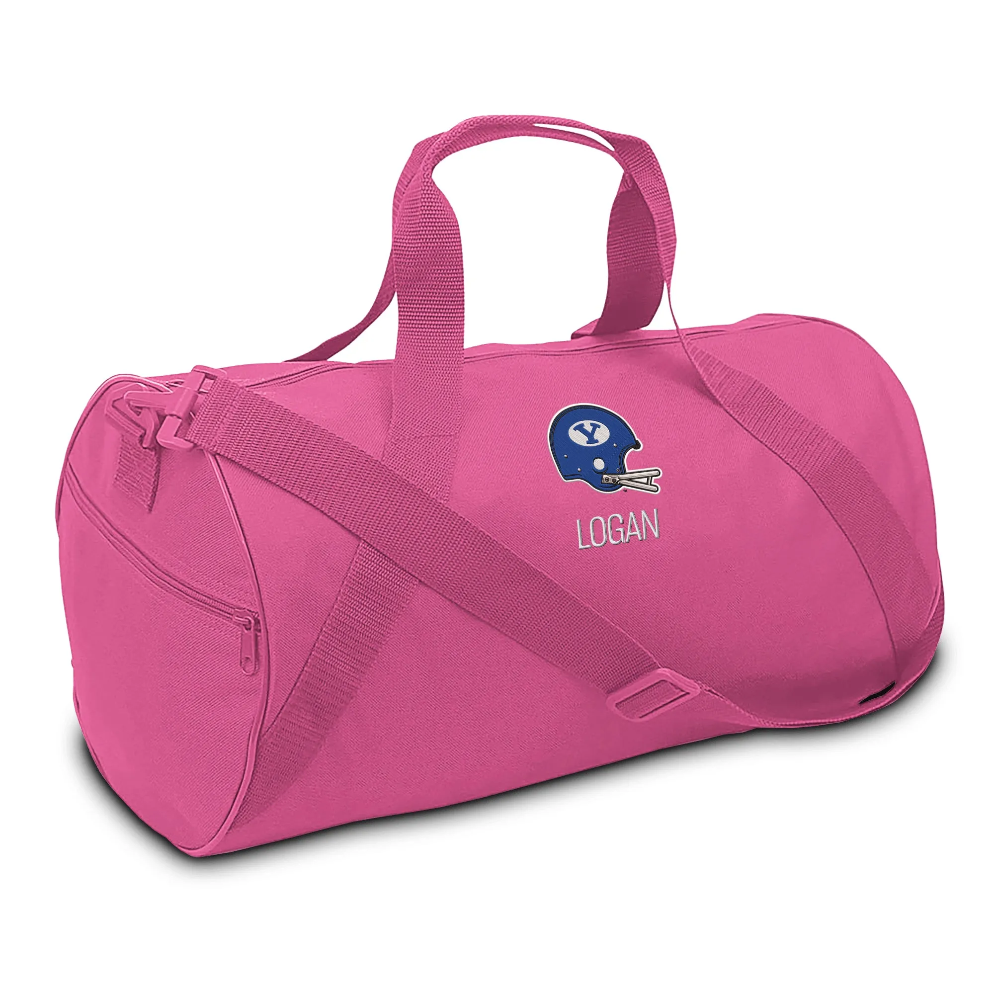 Personalized Brigham Young Cougars Helmet Duffel Bag