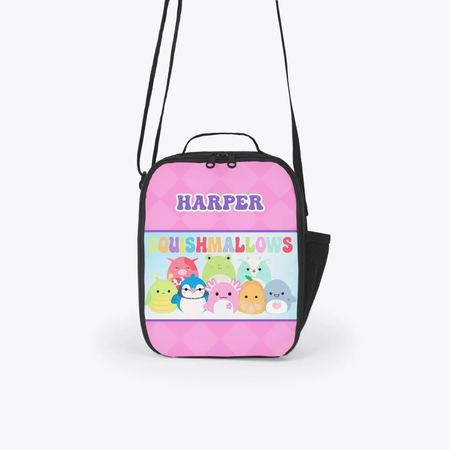 Personalized Custom Squishmallow Lunch Box Bag *See Listing for Matching Tumbler*