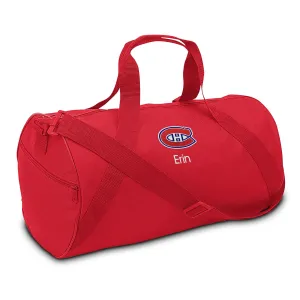 Personalized Montreal Canadiens Duffel Bag