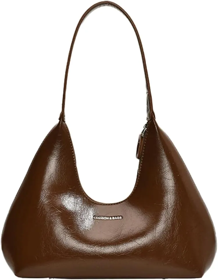 Premium PU Leather Mini Shoulder Bag Trendy Top Handle Purse Causal Hobo Tote Bag for Women Chic Y2K Satchel Purse 2024
