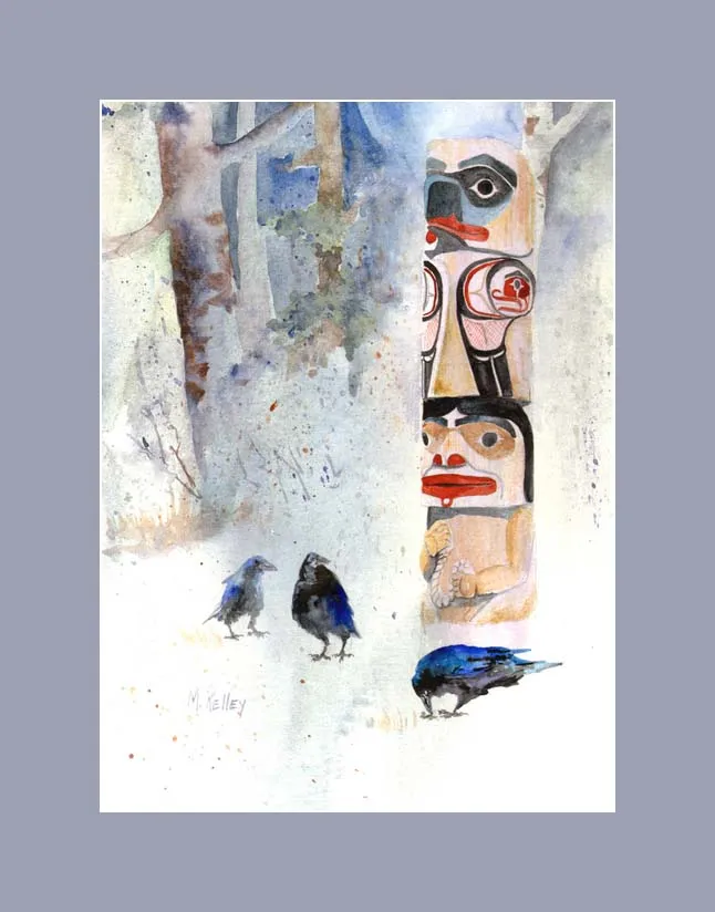 Raven and the Tide Woman Print