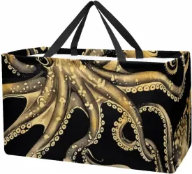 Reusable Grocery Shopping Bag Large Shopping Bag Foldable for Storage Picnic Clothes Pineapple Aesthetic Pattern