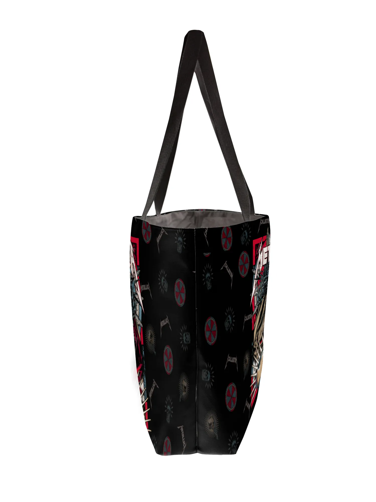 Rocksax Metallica Webbing Handled Beach/Shopper Bag - Skull