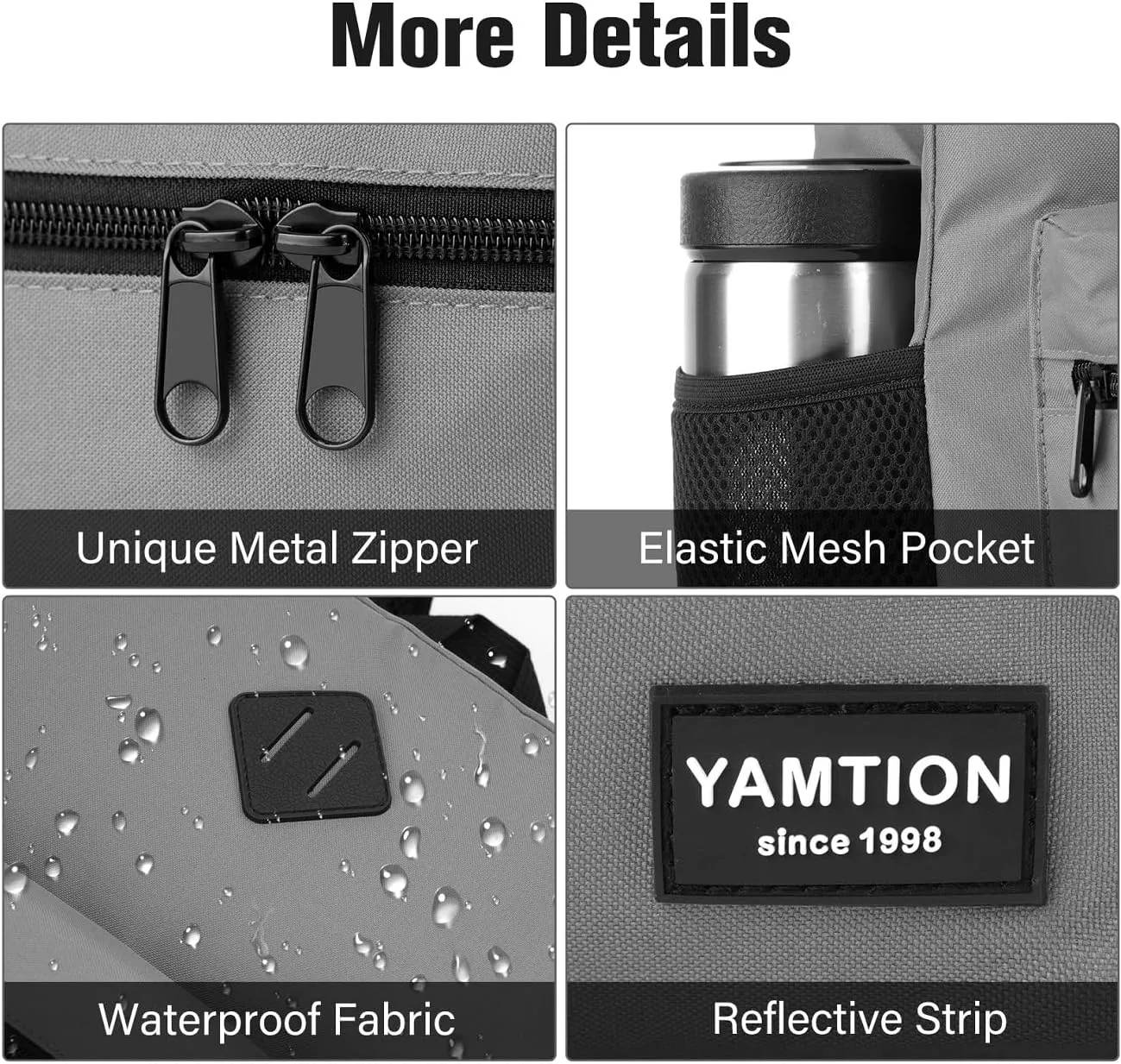 School Backpack,Unisex Classic Bookbag Teens Schoolbag with USB Port for High School College Office Work Travel
