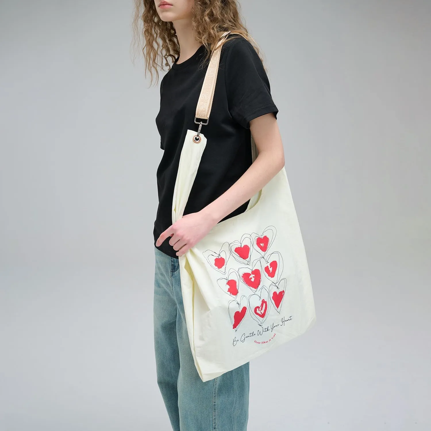 Shopping Bag with Removable Straps | Elegant Tote For Daily Use, Casual Outings