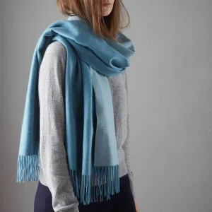 Sontra Cashmere Scarf [Green grey/Light grey green]