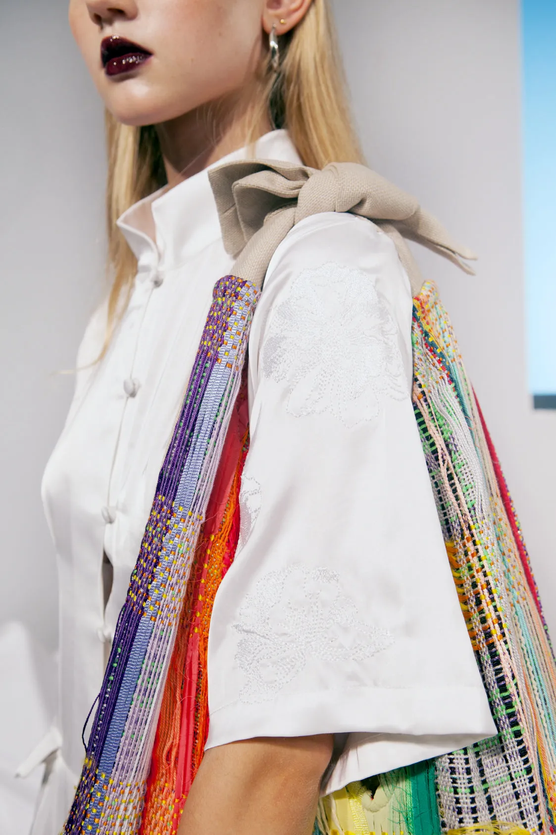 Summer Hues Woven Tote