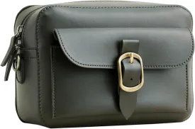 SUNLIGHT LEAVES Vegan Leather Crossbody Camera Bag For Women Vintage Square Satchel Retro Small Purse Simple Shoulder Handbag