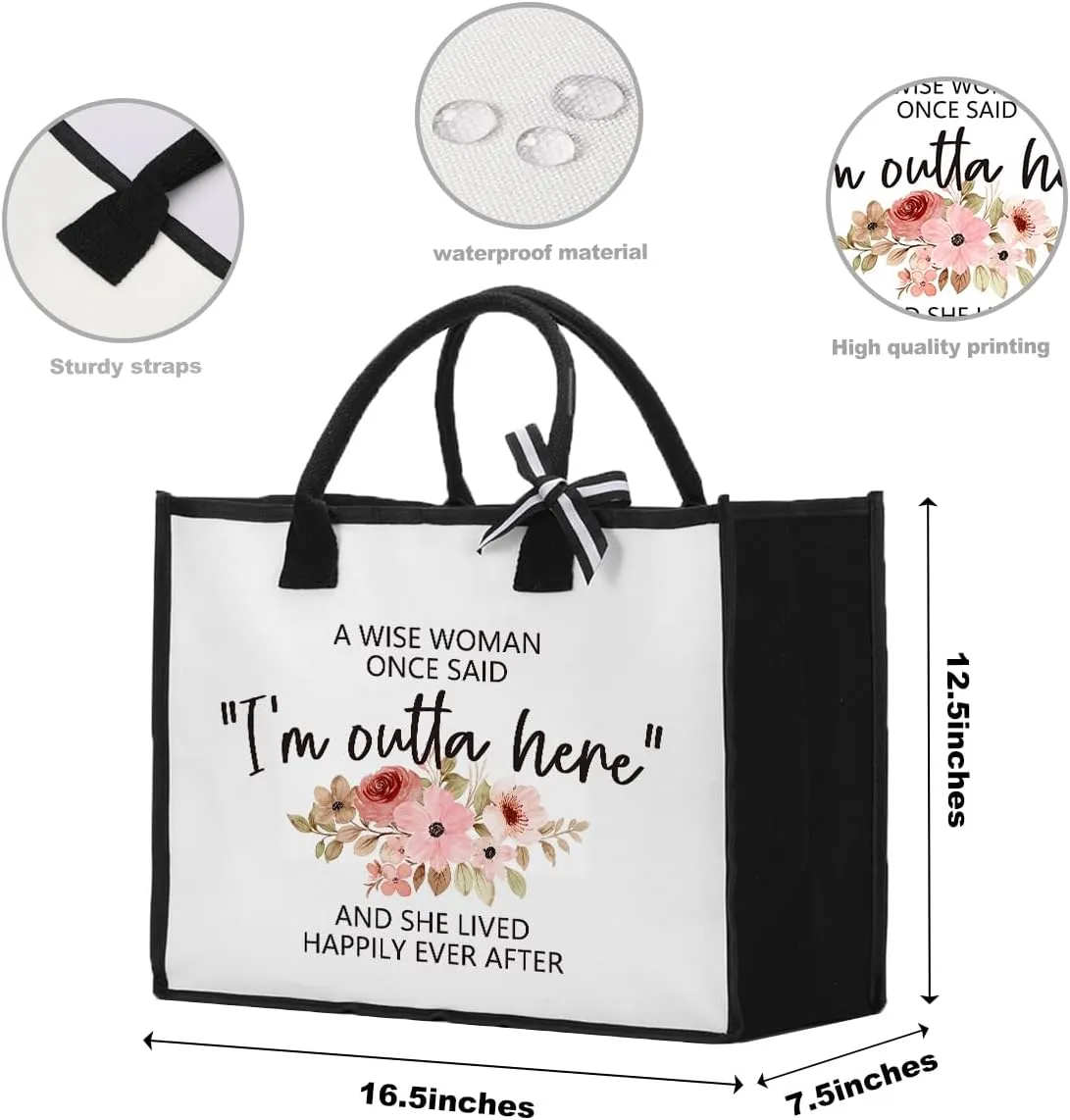 Tote Bag for Woman Appreciation Retired Going Away Birthday Gift for Woman Coworker Friends Christian